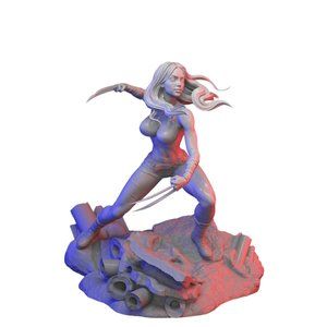 X 23 Xmen 3D Printed Model Unpainted Unassembled GK 1:6 Scale